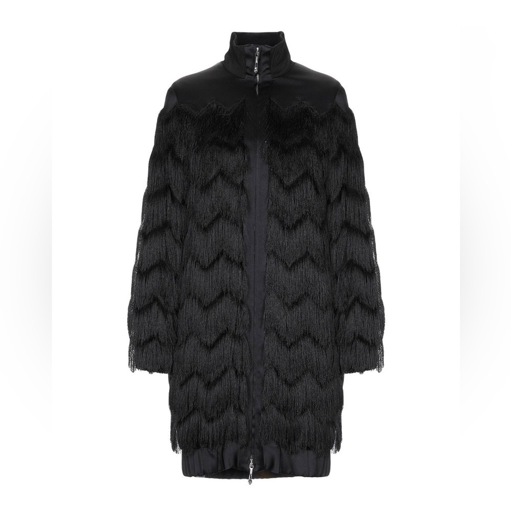 NWT Just Cavalli fringe coat